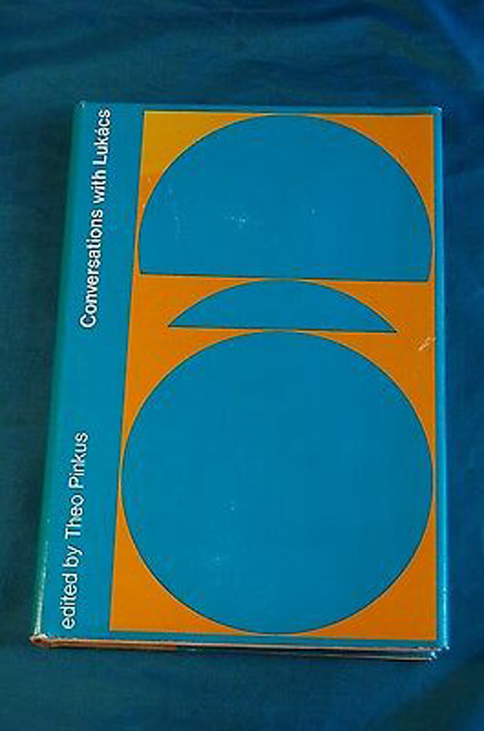 Buchcover „Gespräche mit Georg Lukács“, englische Ausgabe