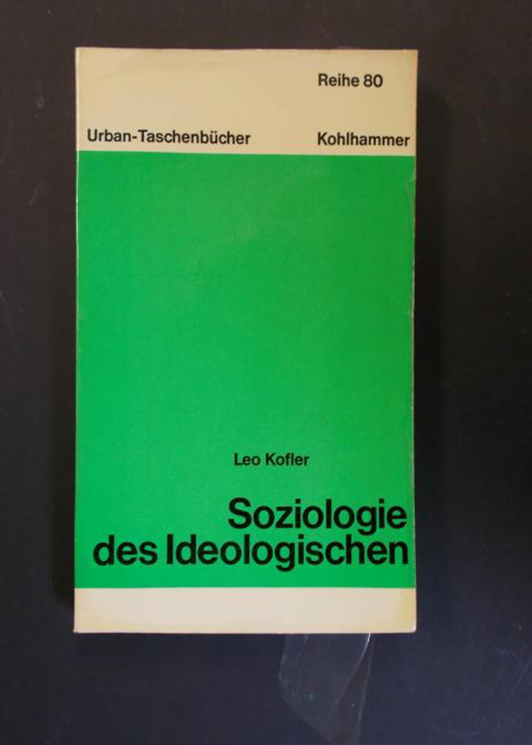 Buchcover „Soziologie des Ideologischen“ von Leo Kofler, 1975