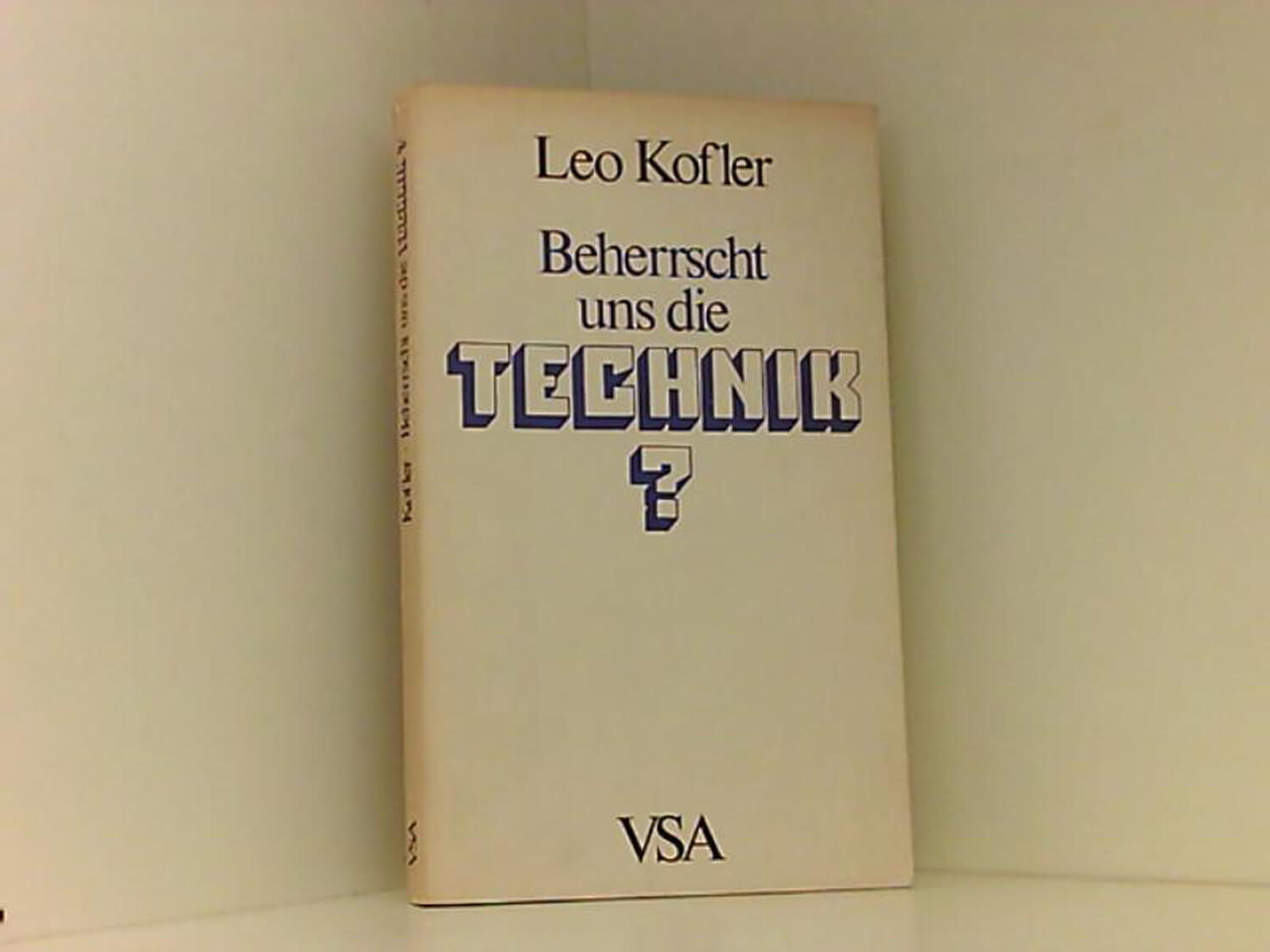 Buchcover „Beherrscht uns die Technik?“ von Leo Kofler, 1983